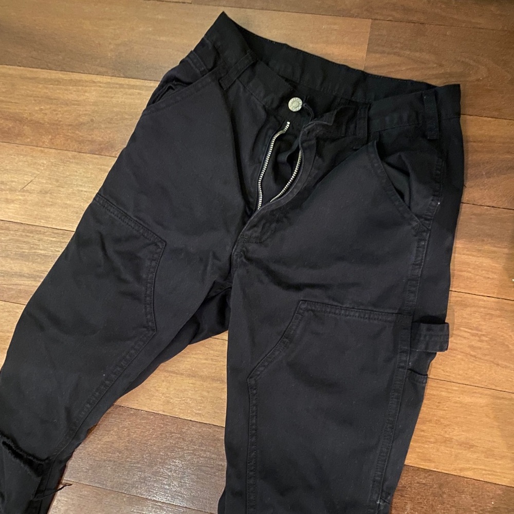 Brandy Melville Black Painters Pants